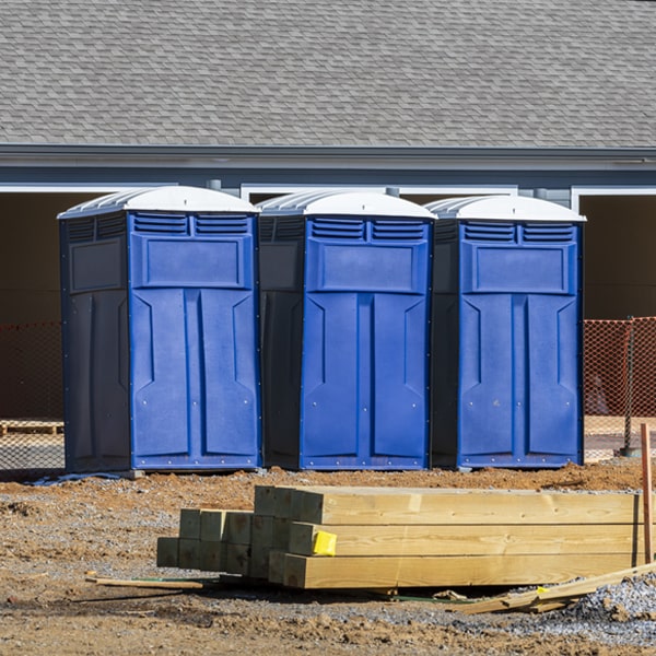 how do you dispose of waste after the porta potties have been emptied in Blum